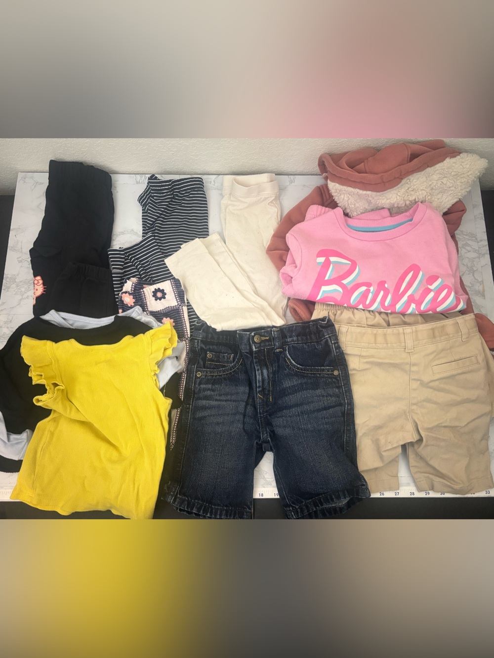 Toddler Girls 4T Clothing Lot Of 12 Barbie Urban Republic Gap Frozen Nautica F2 - Picture 1 of 9
